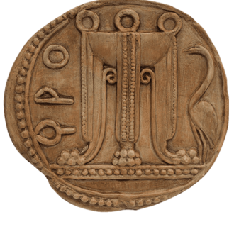 STATERE DI CROTONE TERRACOTTA CLASSICA