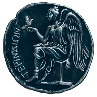 STATERE DI TERINA PATINATURA ARGENTO