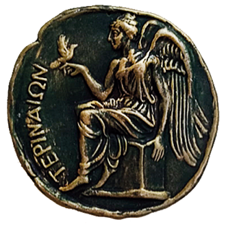 STATERE DI TERINA PATINATURA ORO
