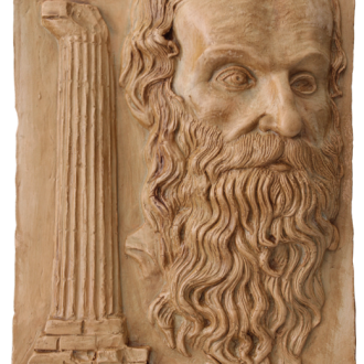 PINAX IL FILOSOFO TERRACOTTA CLASSICA