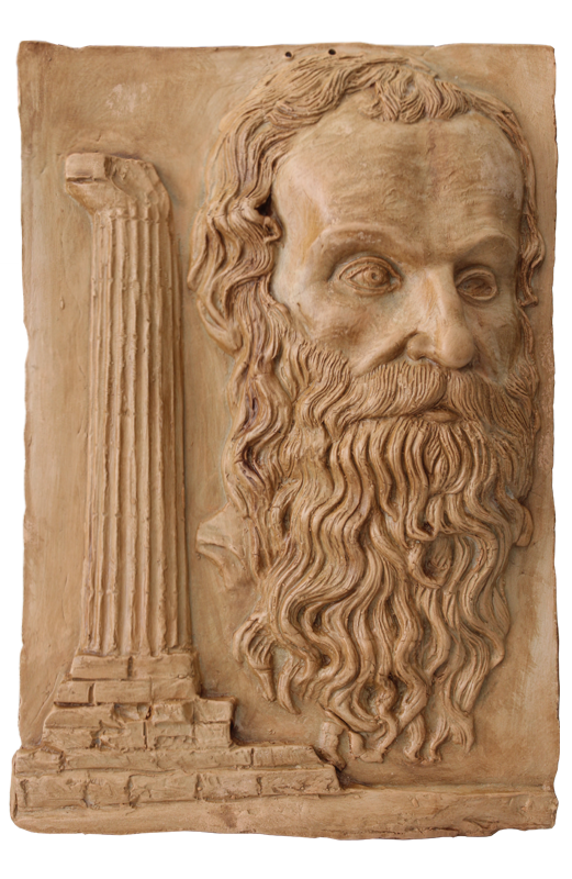 PINAX IL FILOSOFO TERRACOTTA CLASSICA