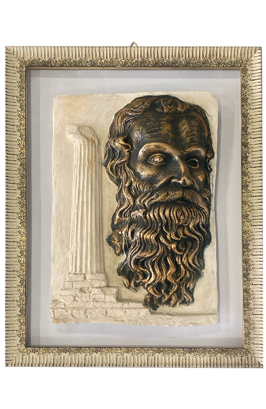 PINAX IL FILOSOFO ARGILLA BIANCA/ORO - immagine 2